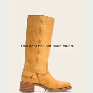 Vintage Frye Campus Boots - banana